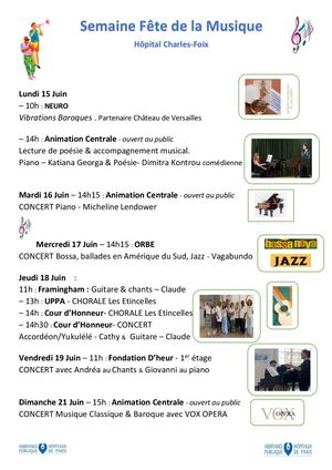 Semaine Fête De La Musique Cfx