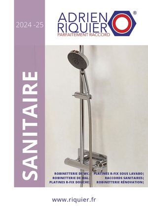 Catalogue Sanitaire 2024 Adrien RIQUIER
