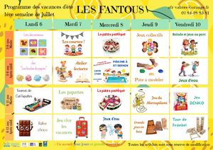 Fantous Vacances 2026