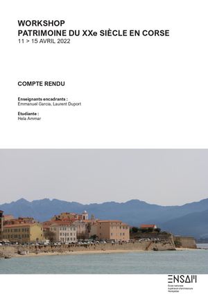 Compte Rendu - Corse - Hela Ammar
