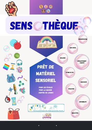 Matériels sensothèque Atypik'kfé