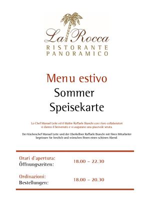 Menu Estivo 2026 It De