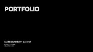Portfolio Fantine Kasprzyk Catania
