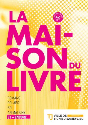 PLaquette Maison du livrel 2026-2027