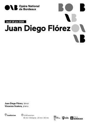 Prog Récital Juan Diego Florèz jeudi 18 juin 2026