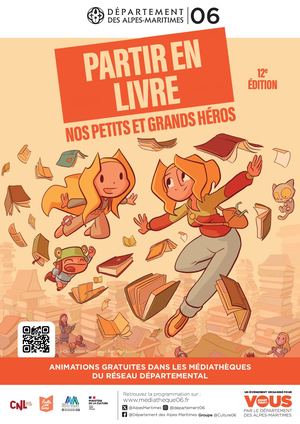 Livret Partir En Livre - Nos petits et grands héros - 12e édition