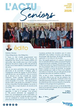 L'Actu Seniors Juin/Juillet/Août 2026
