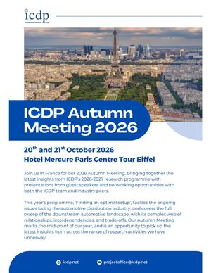 ICDP Autumn Meeting 2026