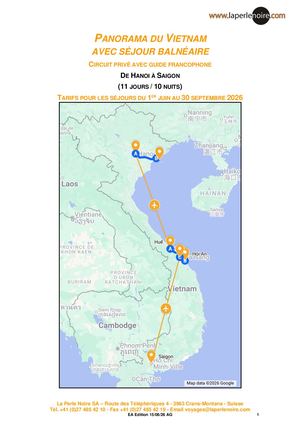 Panorama Du Vietnam Avec Séjour Balnéaire