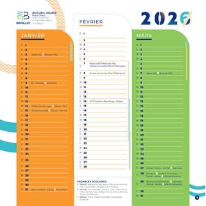 Calendrier Annuaire 2026