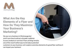Flyer Printing in Mississauga: How It Maximizes Your Business Marketing