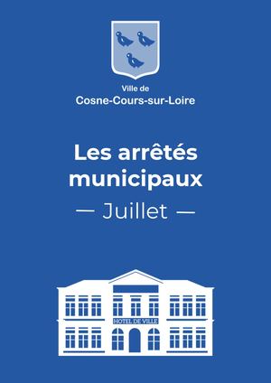 Juillet Arrêtés Municipaux
