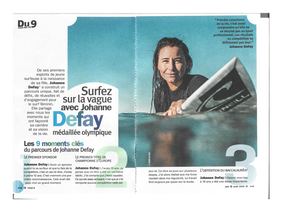 Surfez sur la vague avec Johanne Defay, médaillée olympique