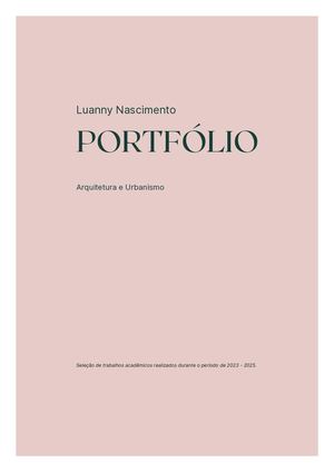 Portfólio e CV - Luanny Nascimento