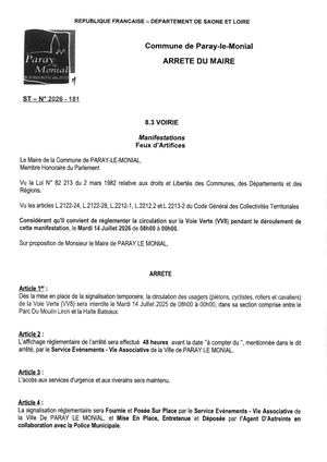 FEUX D'ARTIFICES