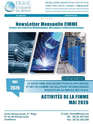 News Letter Mensuel Fimme N°21 Mai 2026