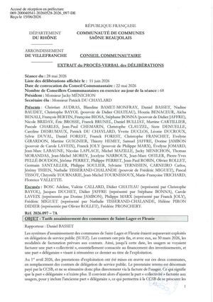 2026 097 ACTE TPN Tarifs Assainnissement Des Communes De St Lager Et Fleurie
