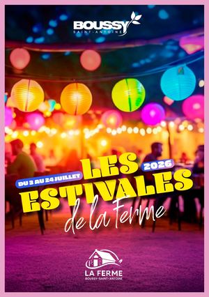 Programme des estivales de la Ferme