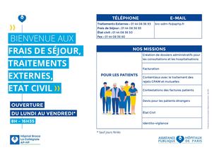 Affiche A3 Paysage Horaires Et Mission Admissions Brc V Te