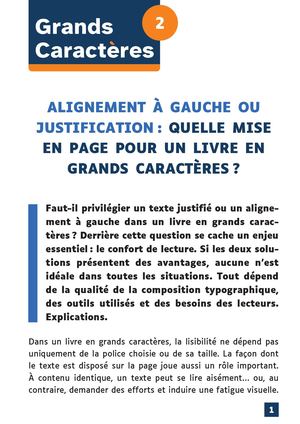 Grands Caractères N°2