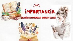La Importancia Del Análisis Profundo Al Momento De Leer Cindy Chub