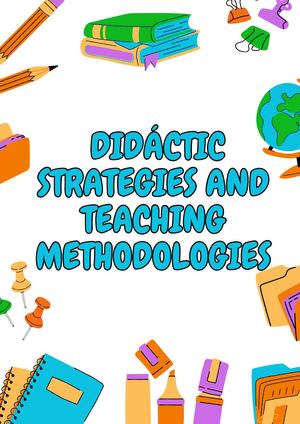 Estrategias Didácticas Y Metodológias De Enseñanza