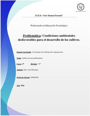 Informe Sobre Problemática en la UPAF