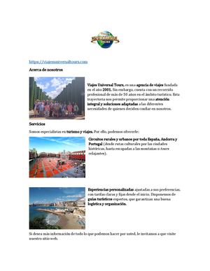 Viajes Universal Tours | Agencia de viajes en Valencia