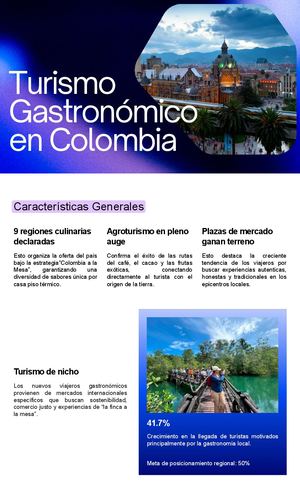Newsteller Turismo Gastronomico En Colombia