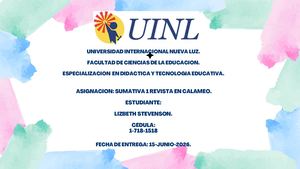 Revista Lizbeth Stevenson