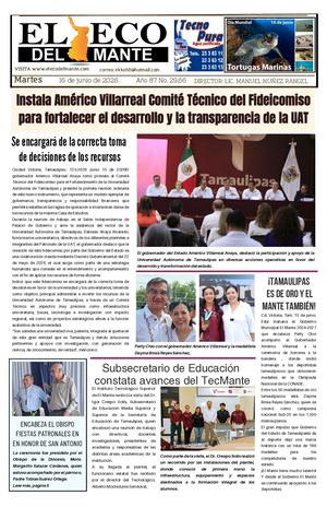 Martes 16 de junio de 2026