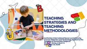 Teaching Strategies And Teaching Methodologies