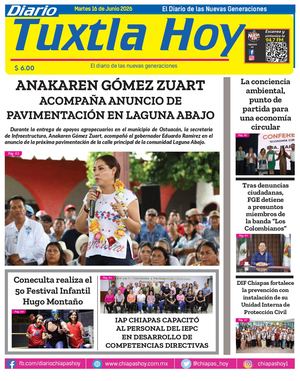 Tuxtla Hoy 16 De Junio 2026
