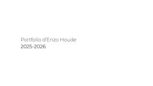 Enzo Houde Portfolio