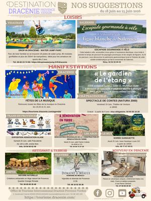 Suggestions Du 18 Au 25 Juin