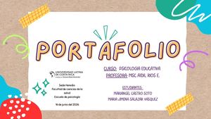 Portafolio Avance 1 P E