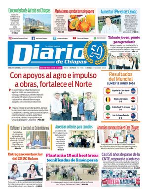 Portada Martes 16 De Junio De 2026