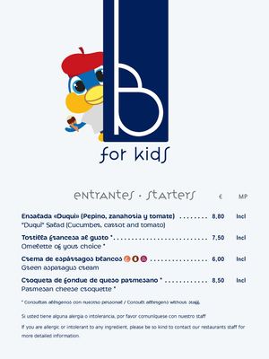 Brasserie Cena Infantil