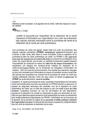 6. BPIM 2 26 Inf 115 Etat Des Risques En Cours De Validite