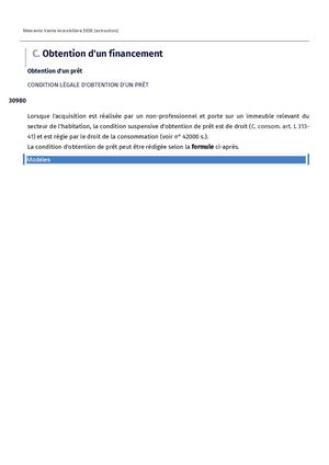 2. Memento Vente Immobiliere 2026 C Obtention D Un Financement