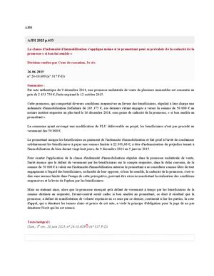 3. AJDI Clause D'indemnité D'immobilisation