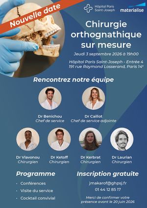 Programme Conférence Chirurgie orthognathique sur mesure