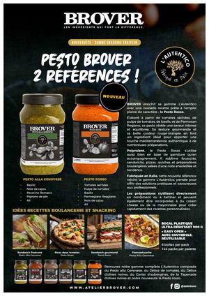 Fiche Nouveauté Pesto Rosso BROVER