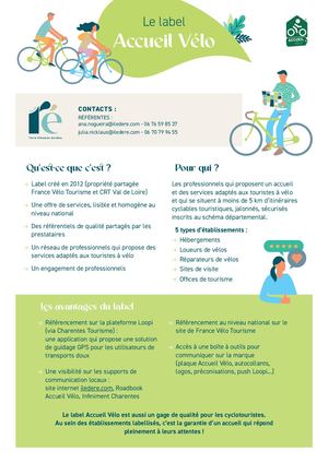 Fiche Presentation Label Accueil Velo