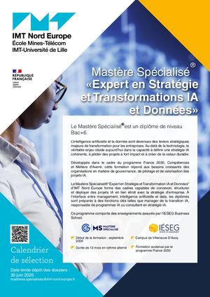 Master Spé Expert en Strat & Formation IA et Données Interactif