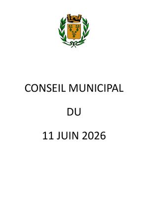 CM du 11/06/2026