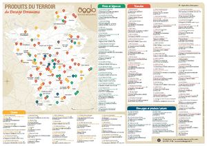 Carte des producteurs du terroir