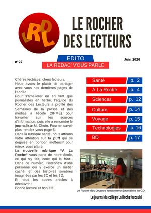 Le Rocher des Lecteurs-RdL-n27 Juin 2026