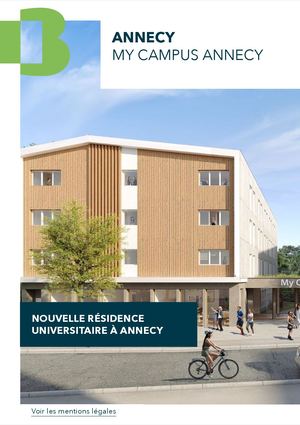 Plaquette Commerciale Annecy My Campus Annecy Pap