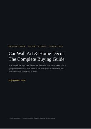 Car Wall Art Buying Guide 2026 Enjoyposter
